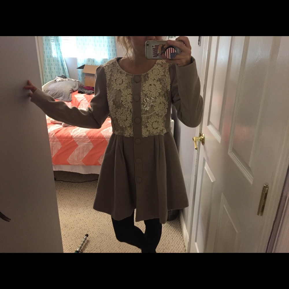 Wool jacket/dress coat